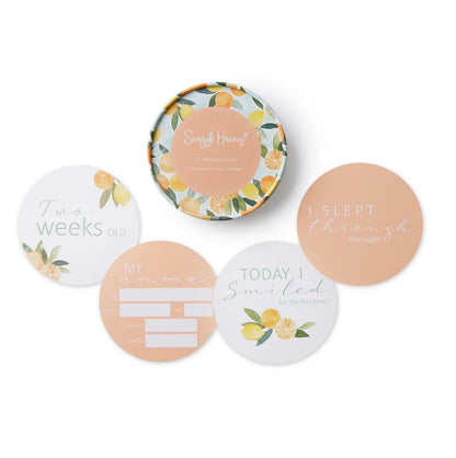 Citrus Squeeze & Peach Reversible Milestone Cards