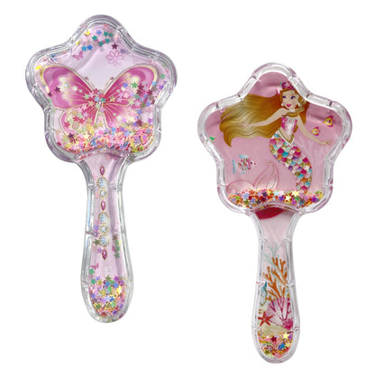 Enchanted Mermaid & Dazzling Butterfly Hair Brush