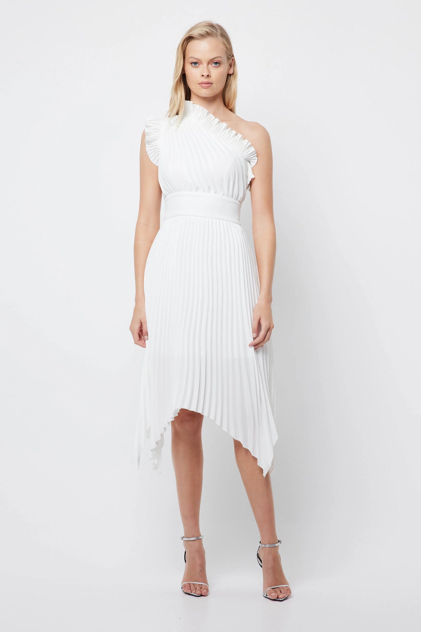The Lady Like Midi Dress - White