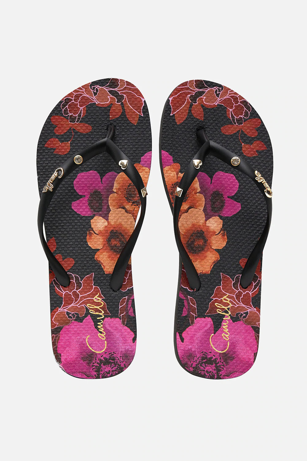 Thongs - Midnight Poppy - Camilla