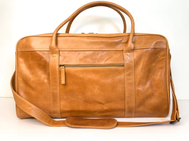 Nevada Leather Travel Tote Bag