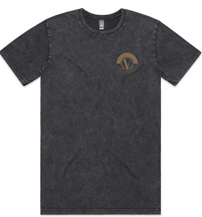 Vault Stone Wash Men's T-shirt - Black Stone