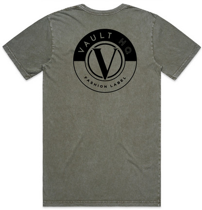 Vault Stone Wash Men's T-shirt - Moss Stone