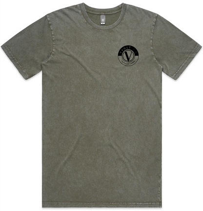 Vault Stone Wash Men's T-shirt - Moss Stone
