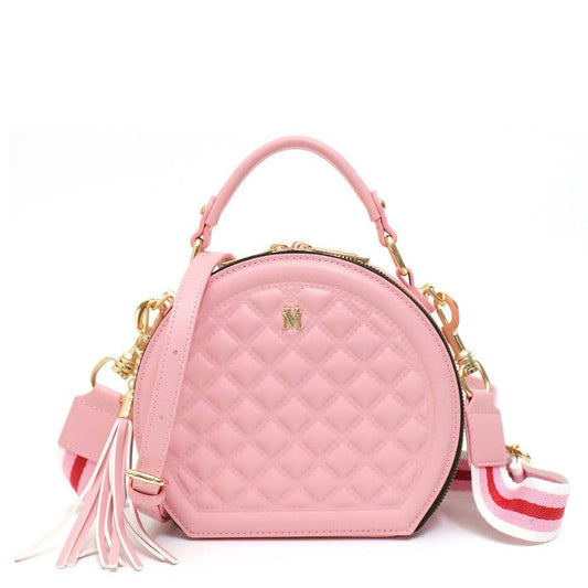Elori Vegan Leather Handbag - Pink