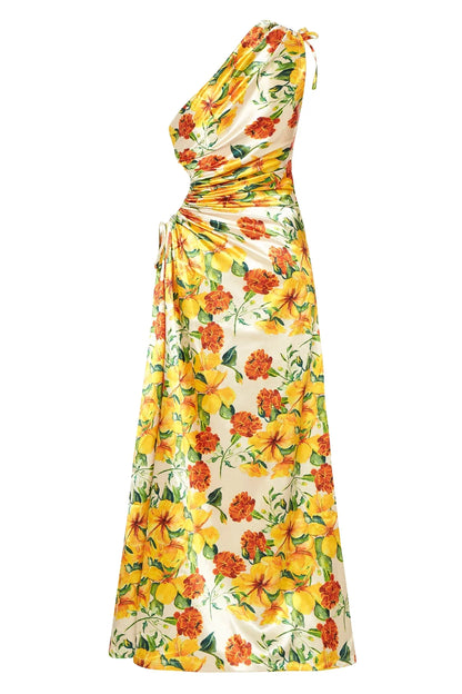 Nour Yarden Floral Maxi Dress