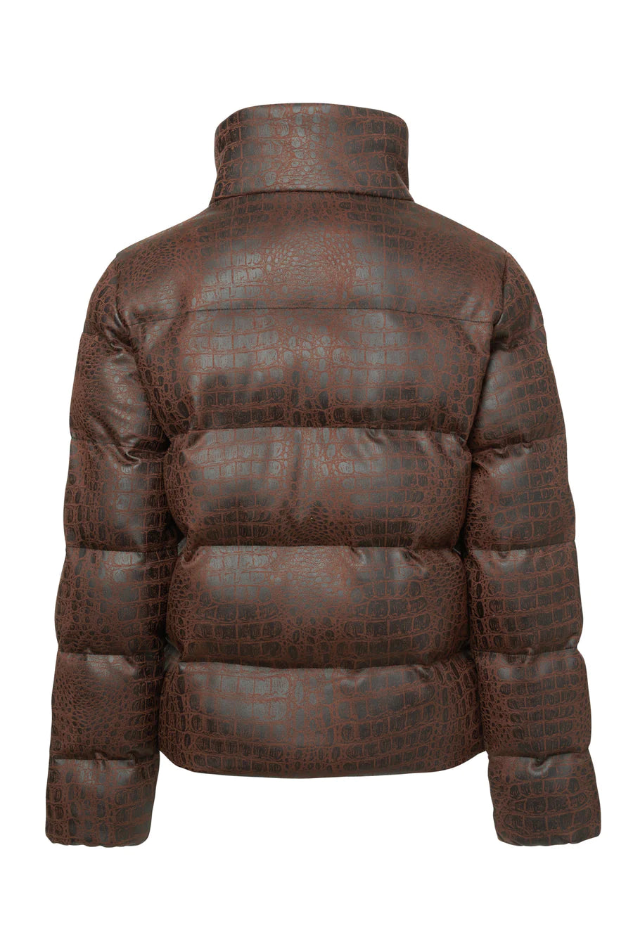 Croc Illusion Jacket - Chocolate