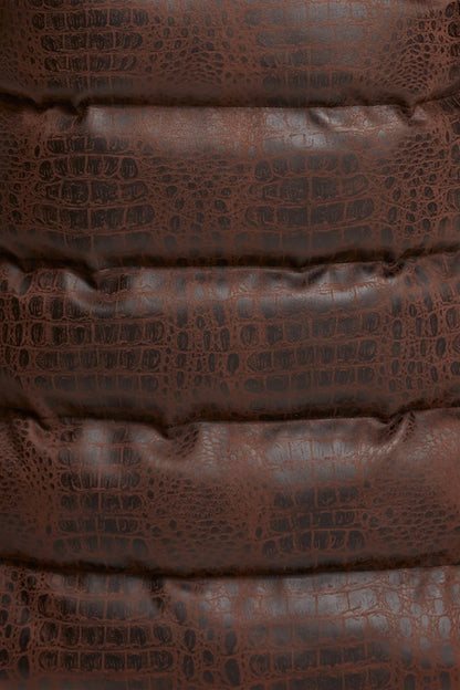 Croc Illusion Jacket - Chocolate