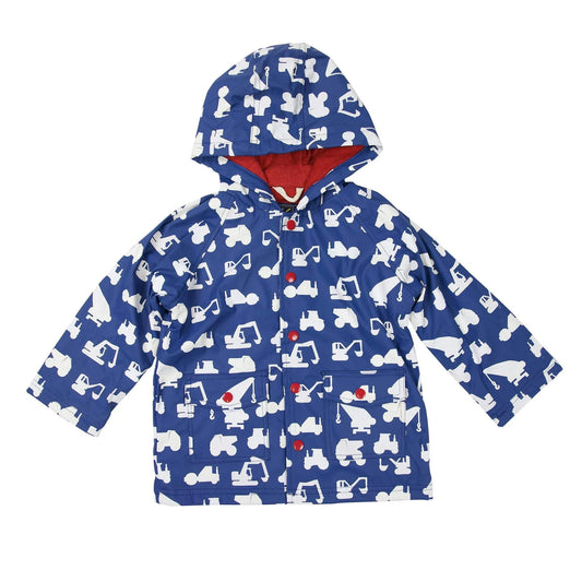 Colour Change Raincoat - Navy Construction